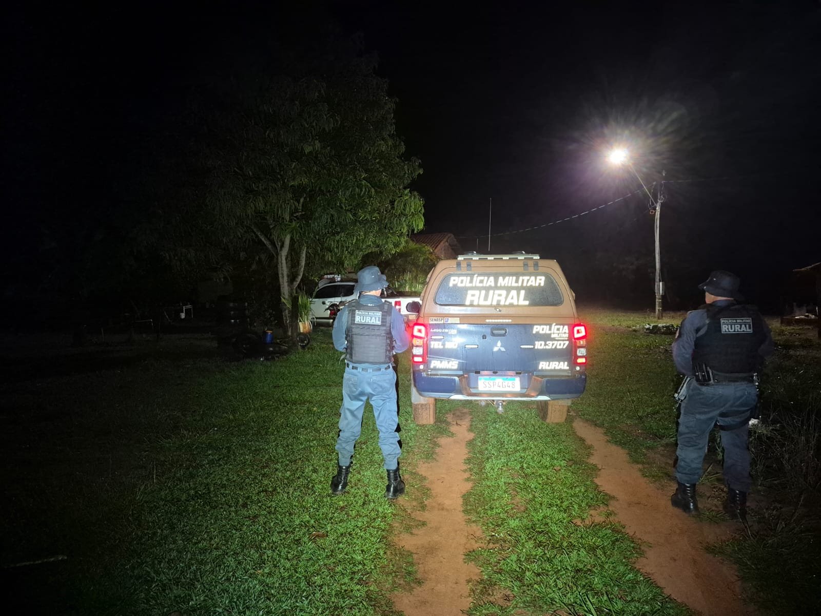 Polícia Militar Rural prende autor de feminicídio em Selvíria, no Assentamento São Joaquim