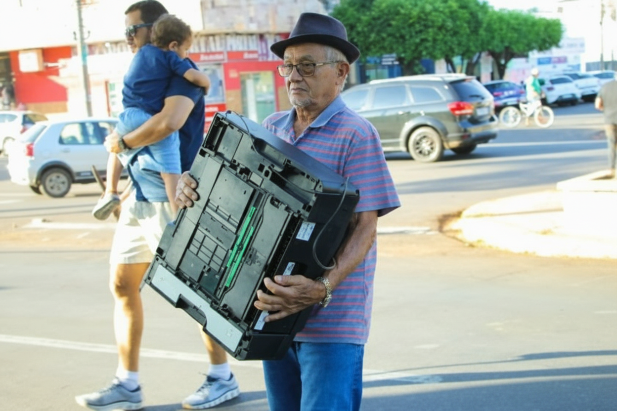 Três Lagoas recebe a Caravana "Eletrônico Não é Lixo" para coleta de resíduos