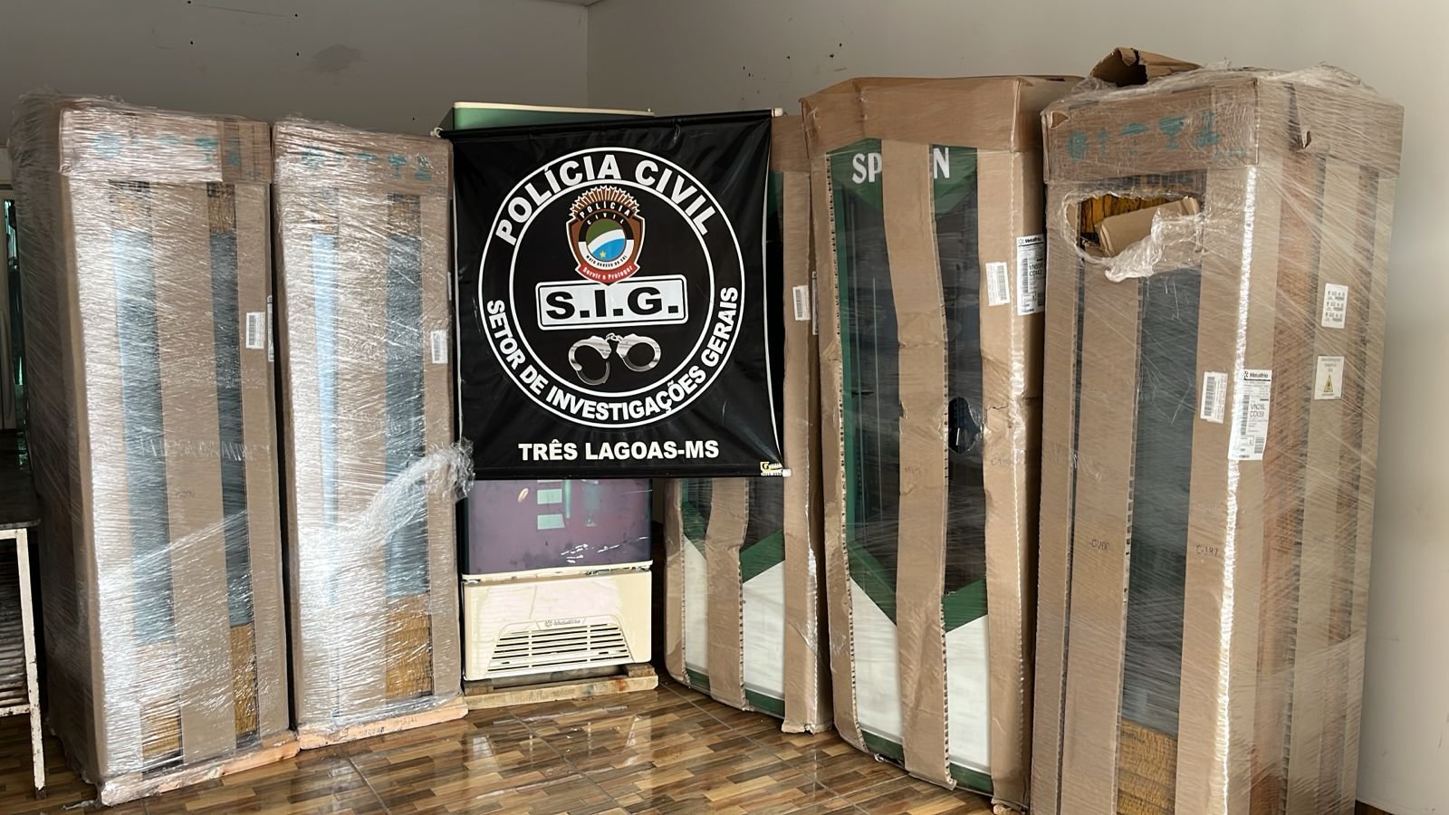 Polícia Civil age rápido e recupera dez cervejeiras roubadas de empresa de transporte em Três Lagoas