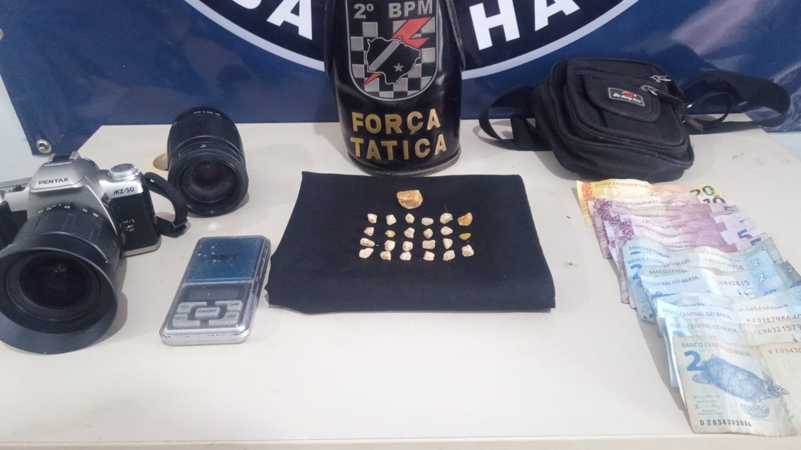 Jovem é detido por tráfico de drogas durante operação da Força Tática