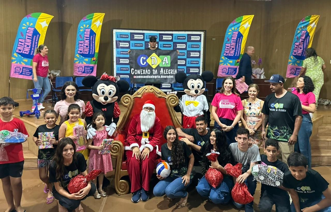 Em Dourados, Caixa Encantada encerra entregas e leva espírito natalino às crianças de MS