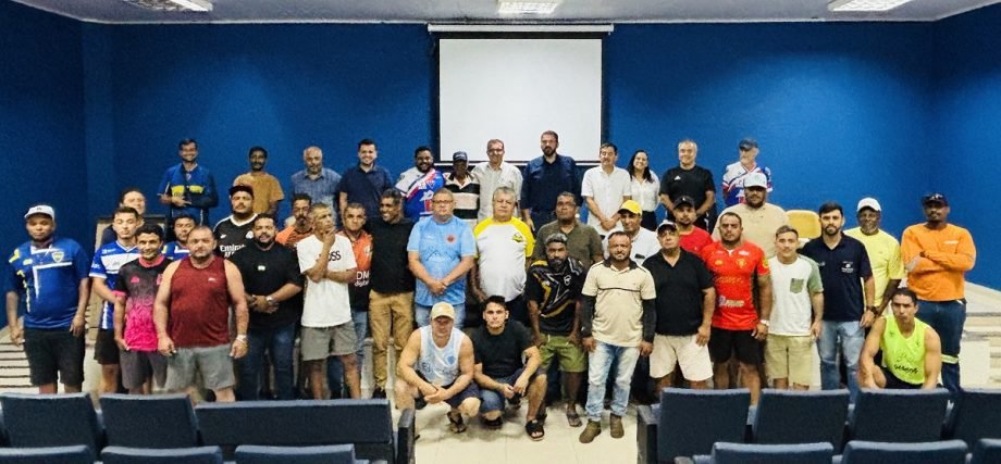 Formato do Campeonato Amador de Futebol é definido em reunião da SEJUVEL com autoridades e comunidade esportiva