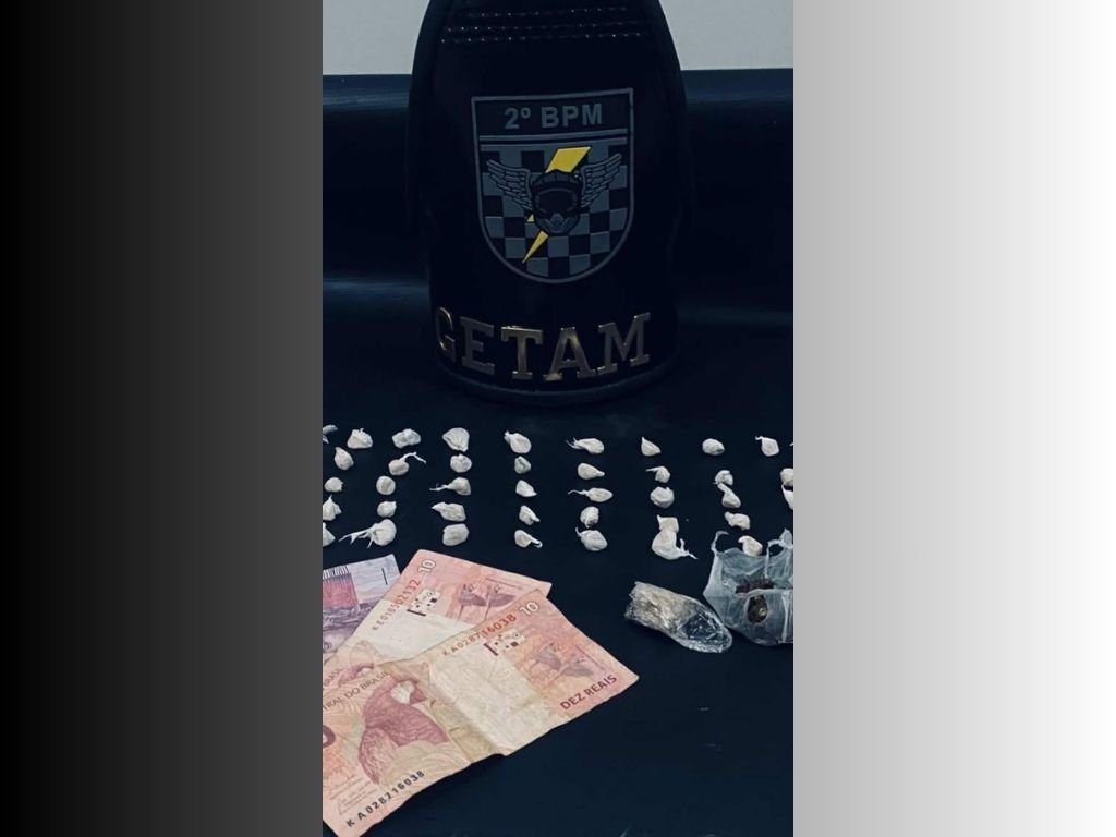 GETAM desmantela ponto de venda de drogas e confisca crack e maconha na Vila Haro