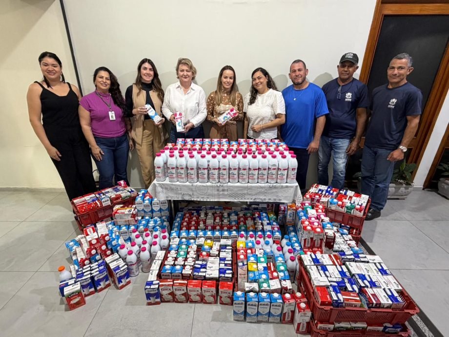 APAE de Três Lagoas recebe doação de 600 litros de leite de campanha do curso de medicina da UFMS
